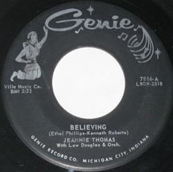 Download Jeannie Thomas With Lew Douglas & Orch - Believing