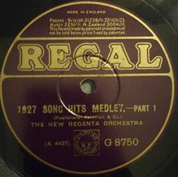 Download The New Regenta Orchestra - 1927 Song Hits Medley