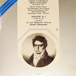 Download Ludwig van Beethoven, Dimitri Mitropoulos, Westminster Choir, The New York Philharmonic Orchestra - Missa Solemnis