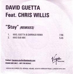 Download David Guetta Feat Chris Willis - Stay Remixes