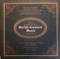 Download Tchaikovsky, Stravinsky , And Sibelius - Basic Library Of The Worlds Greatest Music Album No 5