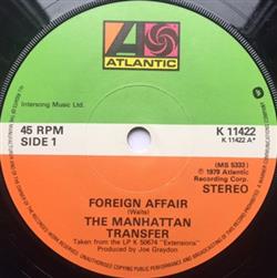 Download The Manhattan Transfer - Foreign Affair