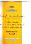 lytte på nettet Beethoven Kempff, Schneiderhan - Violin Sonatas No 7 No 10