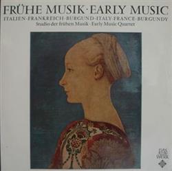 Download Studio Der Frühen Musik - Frühe Musik Early Music In Italy France And Burgundy