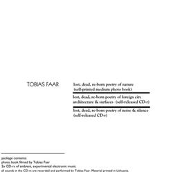 Download Tobias Faar - Lost Dead Re born Poetry Of Nature