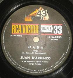 Download Juan D'Arienzo Y Su Orquesta Típica - Nada Que Falta Que Me Haces