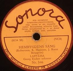 Download LappLisa, Georg Enders Orkester - Hembygdens Sång Himlens gyllne Bro