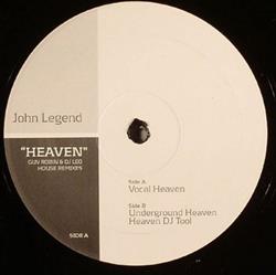 Download John Legend - Heaven DJ Leo Guy Robin House Remixes