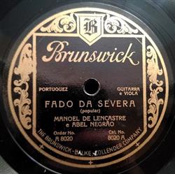 Download Manoel de Lencastre & Abel Negrão - Fado Da Severa Fado Anadia