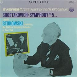 Download Shostakovich Leopold Stokowski The Stadium Symphony Orchestra Of New York - Symphony No 5 Op 47