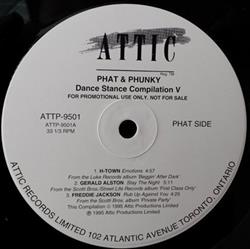 Download Various - Phat Phunky Dance Stance Compilation V