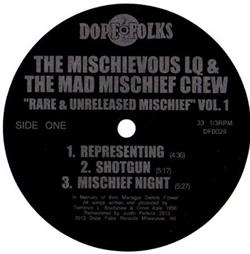 Download The Mischievous LQ And The Mad Mischief Crew - Rare Unreleased Mischief Vol 1