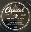 écouter en ligne Andy Russell With Paul Weston And His Orchestra - My Best To You Anniversary Song