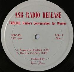 Download Unknown Artist - TABLOID Radios Conversation for Women