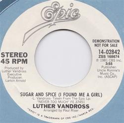 Download Luther Vandross - Sugar And Spice I Found Me A Girl