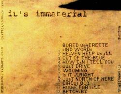 Download It's Immaterial - 3rd Album