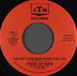 Download Point Of View - Has My Love Been Good For You